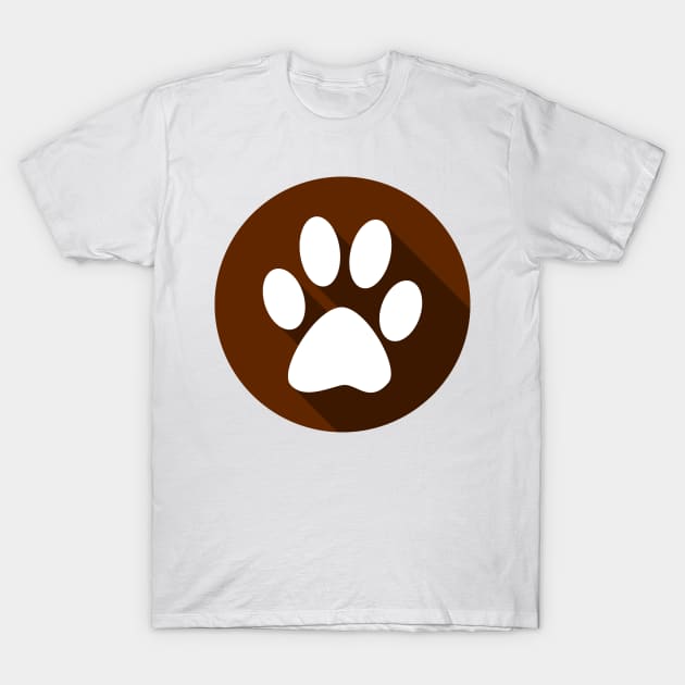 dog paw cute T-Shirt by MOUKI